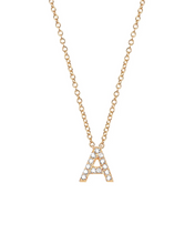 Diamond Initial Necklace