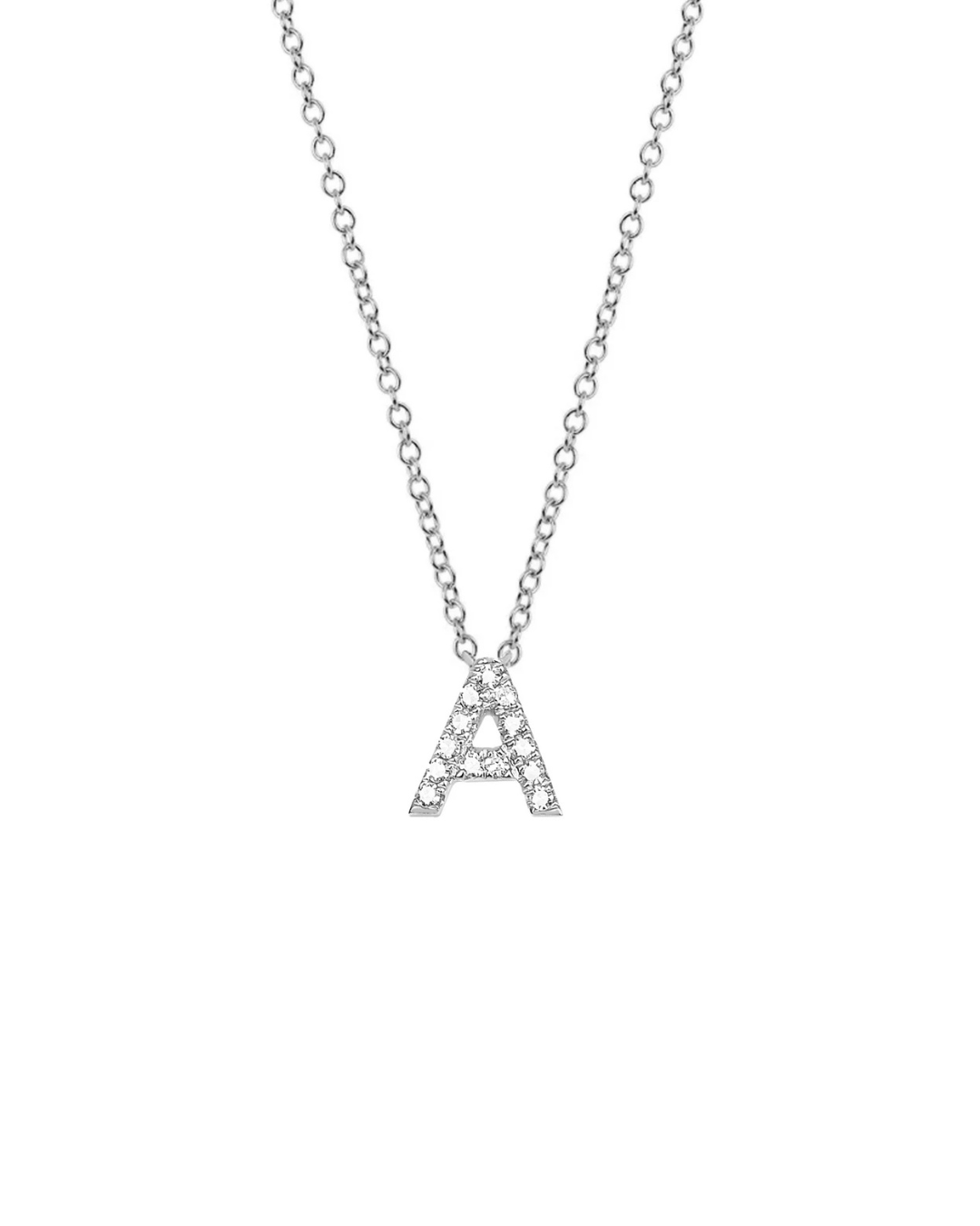 Diamond Initial Necklace