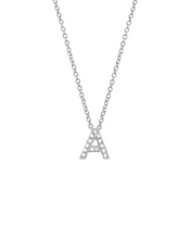 Diamond Initial Necklace