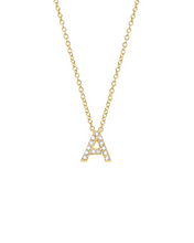 Diamond Initial Necklace