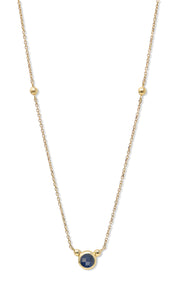 Bonheur Birthstone Necklace Gold