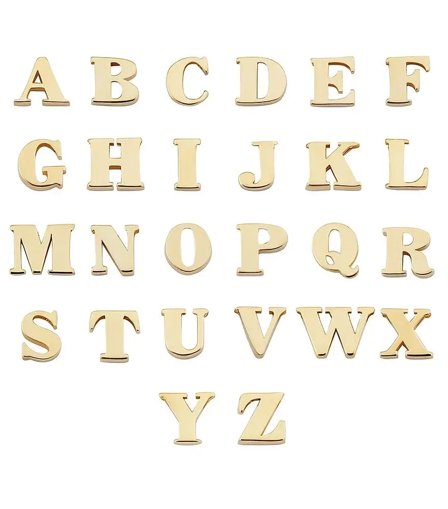 Mini Initial Necklace 14K Gold