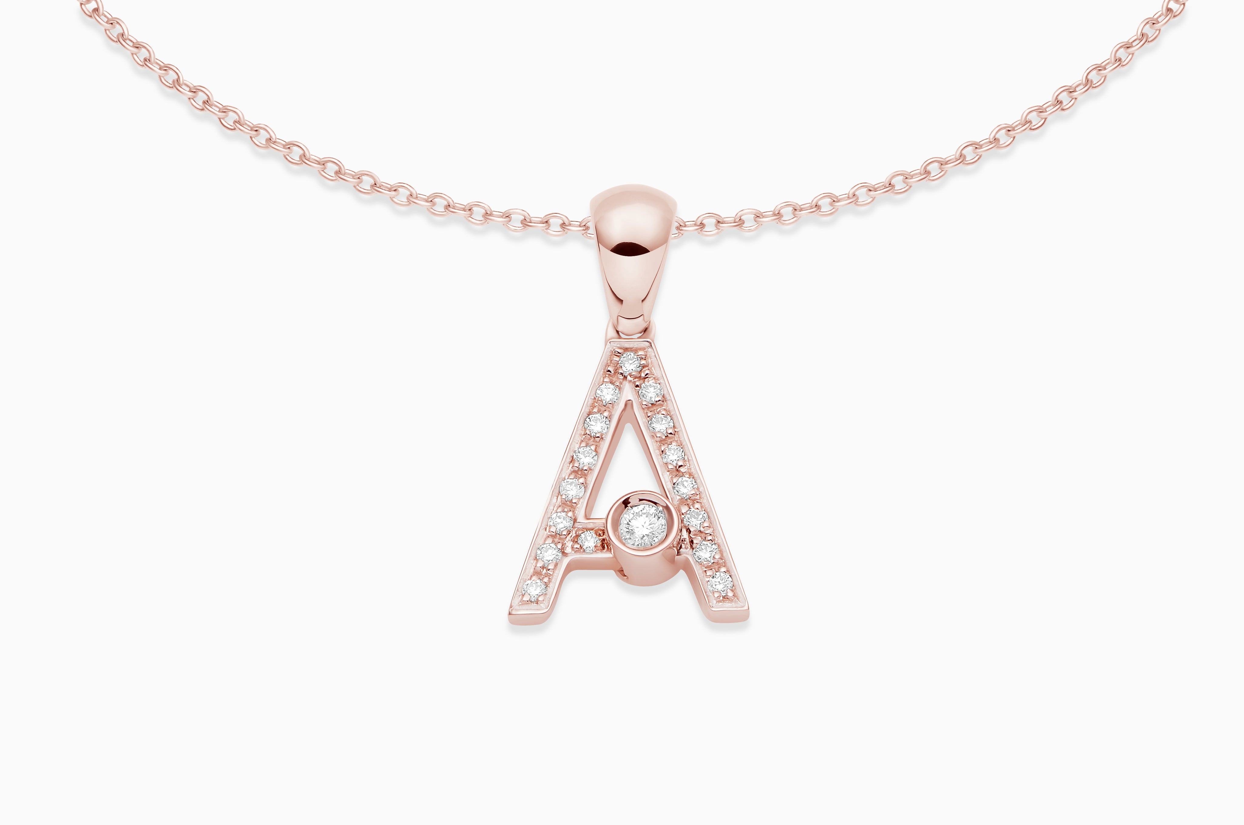 Joujou Diamond A-Z Necklace