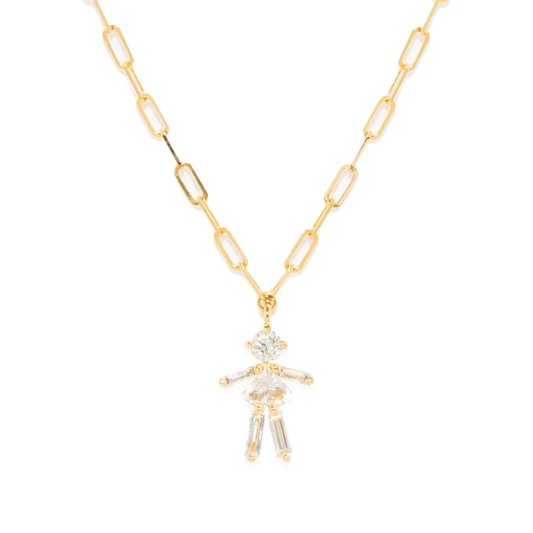 Magnetique Diamond Baquette Child Figure