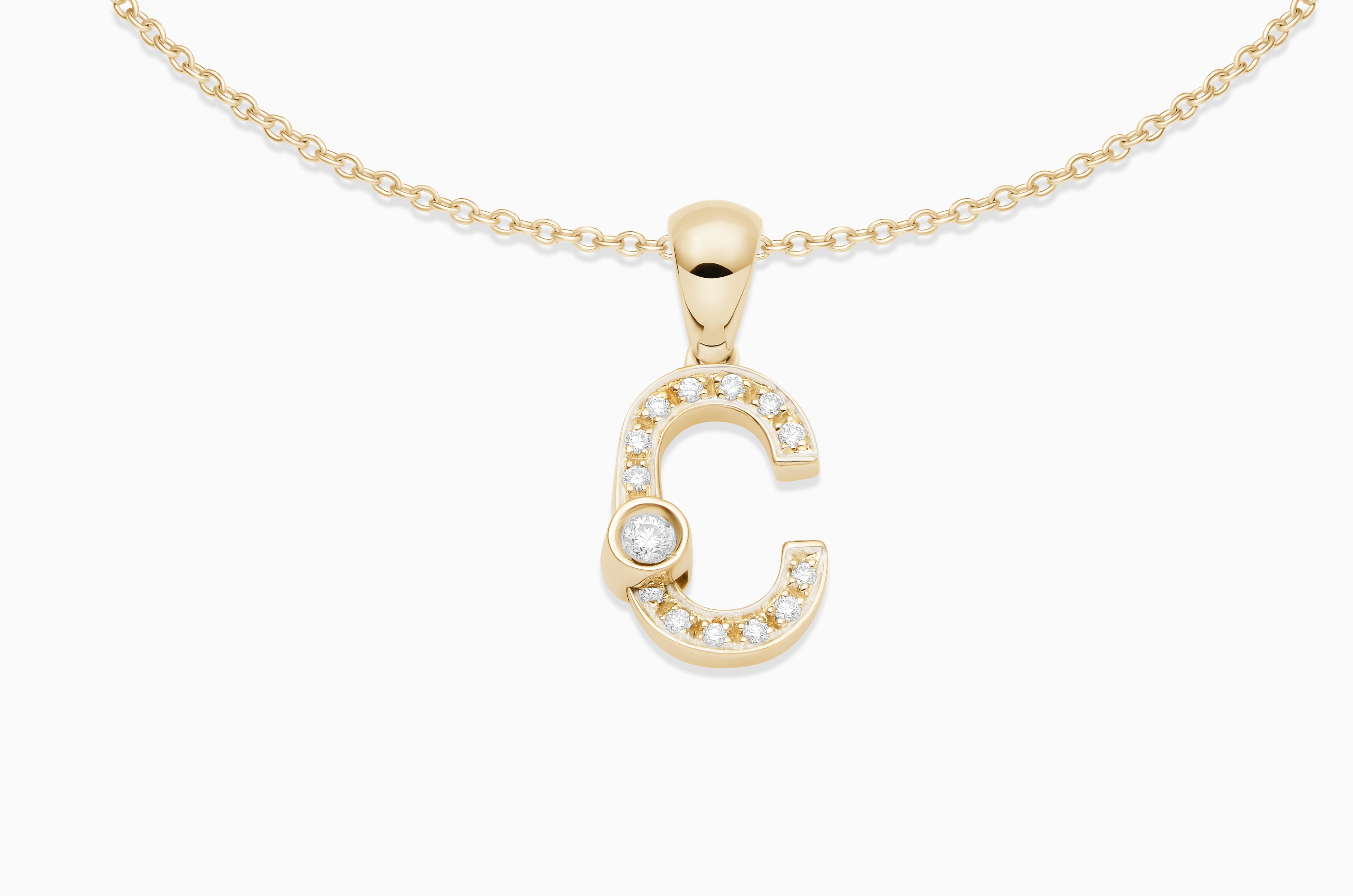 Joujou Diamond A-Z Necklace