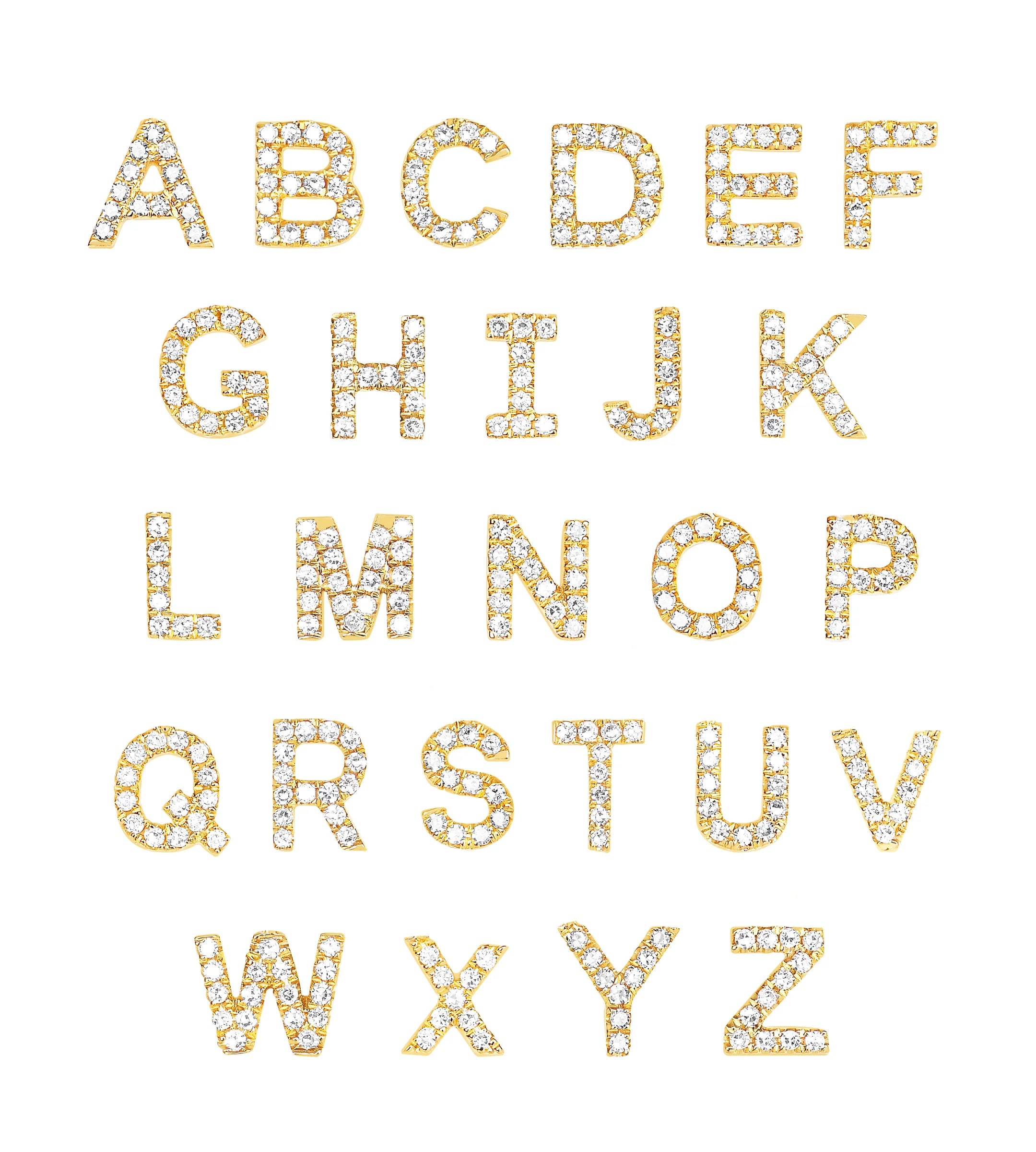 Diamond Initial Necklace