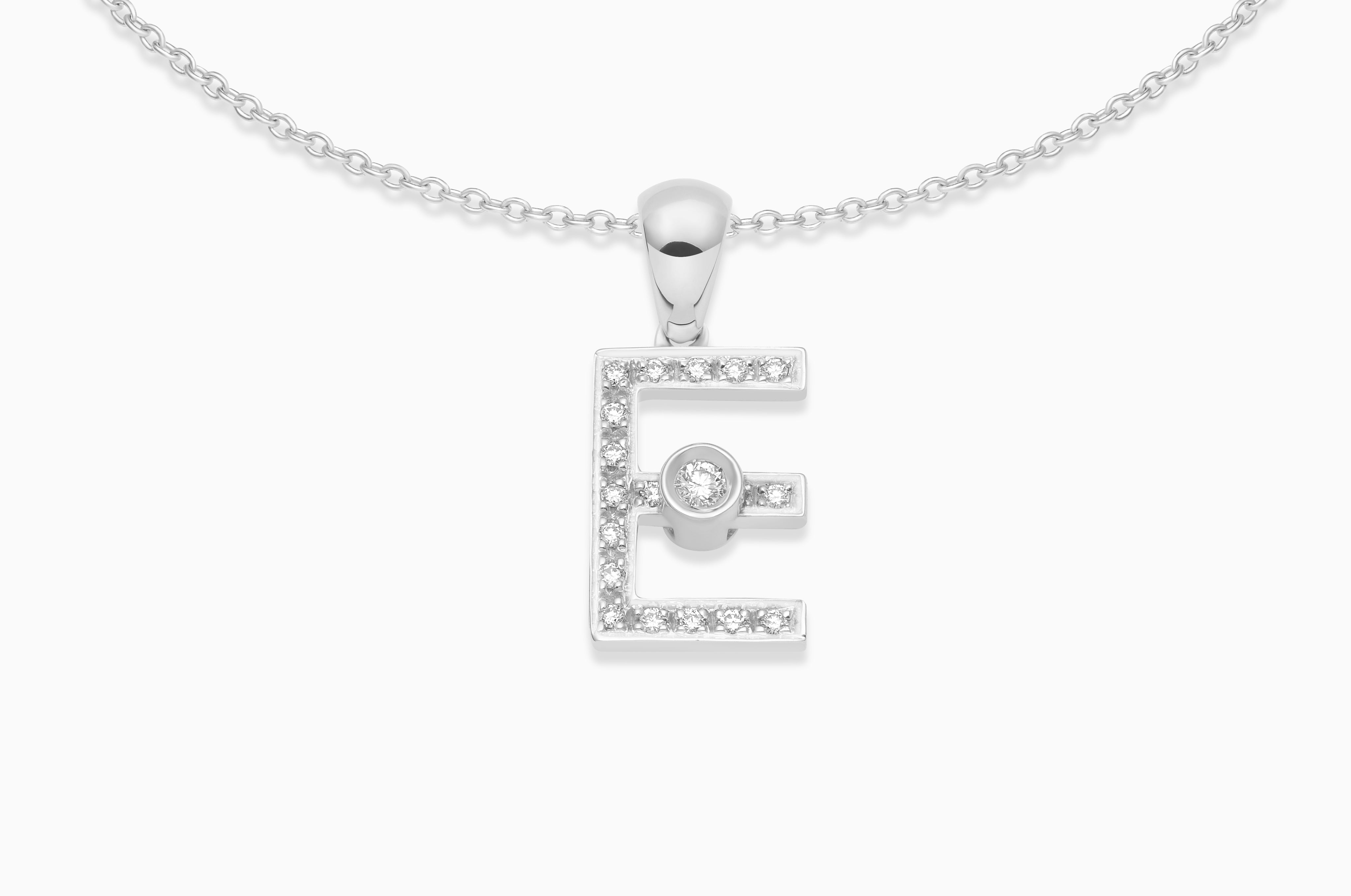 Joujou Diamond A-Z Necklace