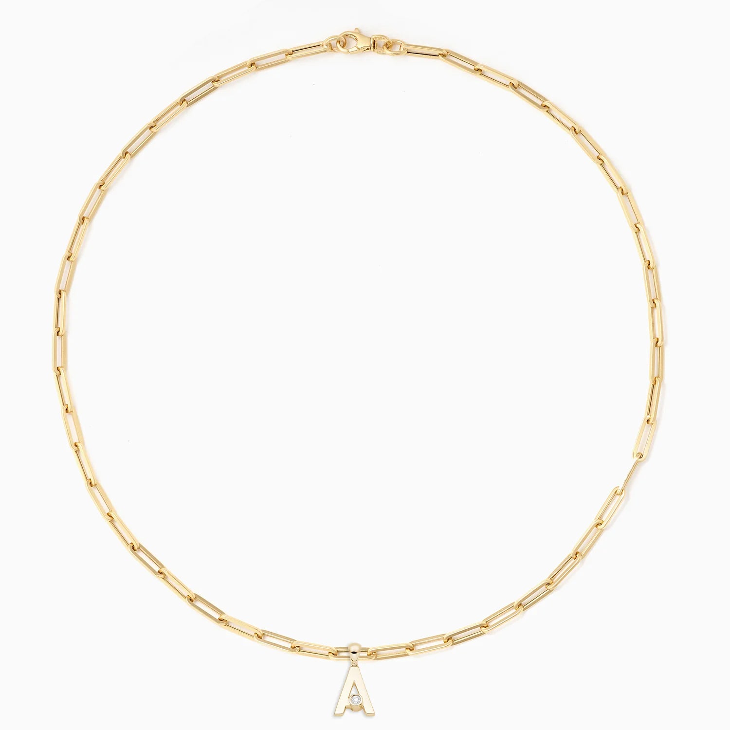 Essential Paperclip Chain & Joujou Initial Charms
