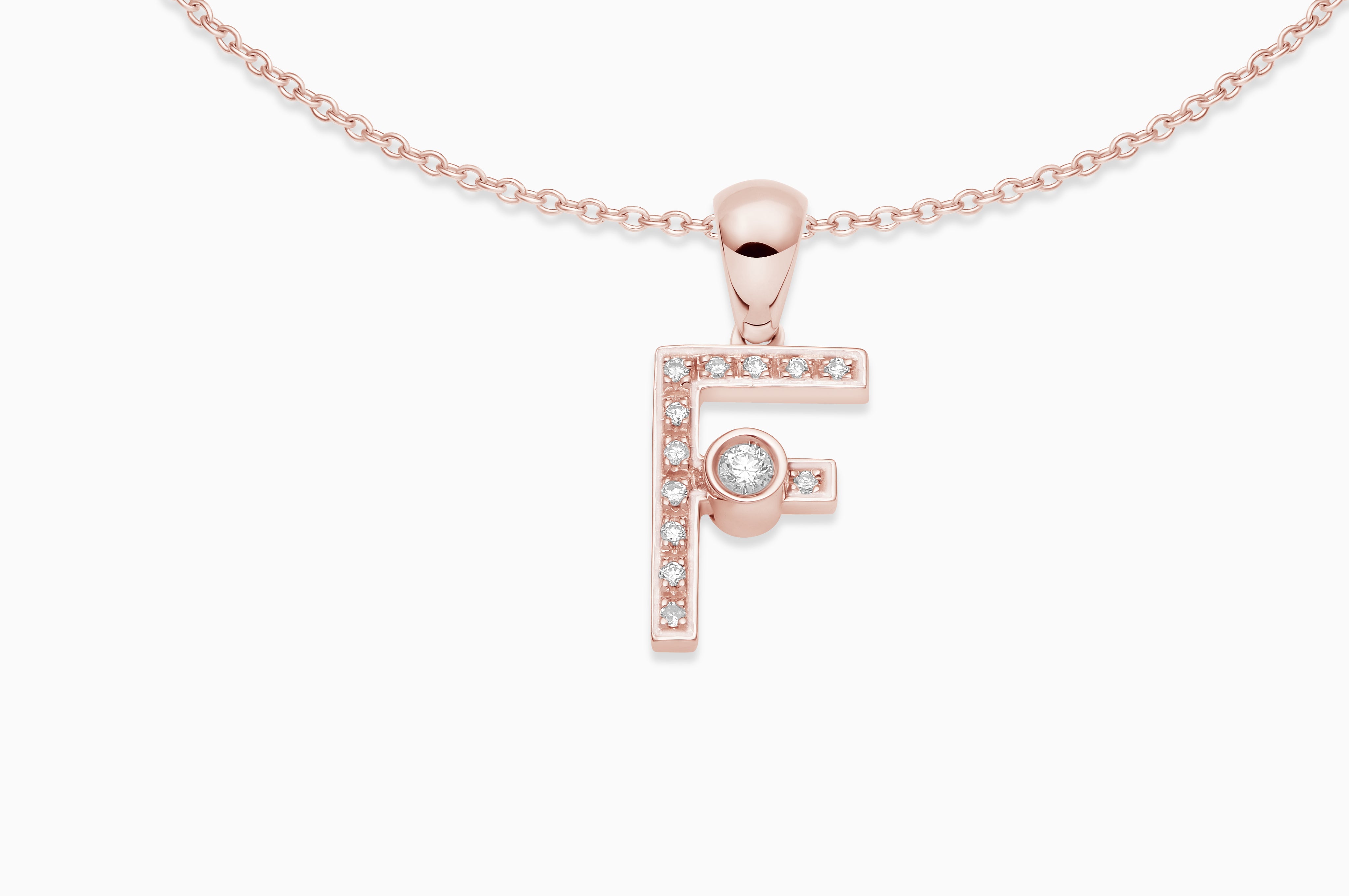 Joujou Diamond A-Z Necklace