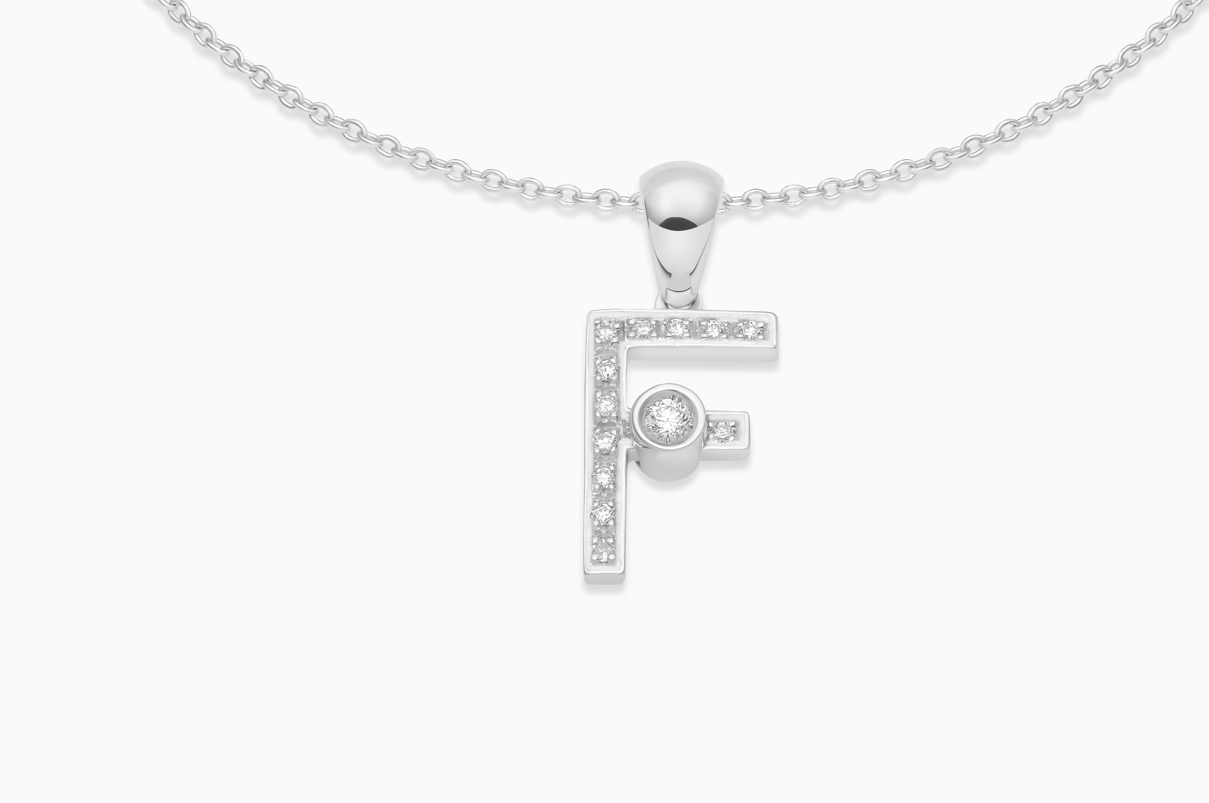 Joujou Diamond A-Z Necklace