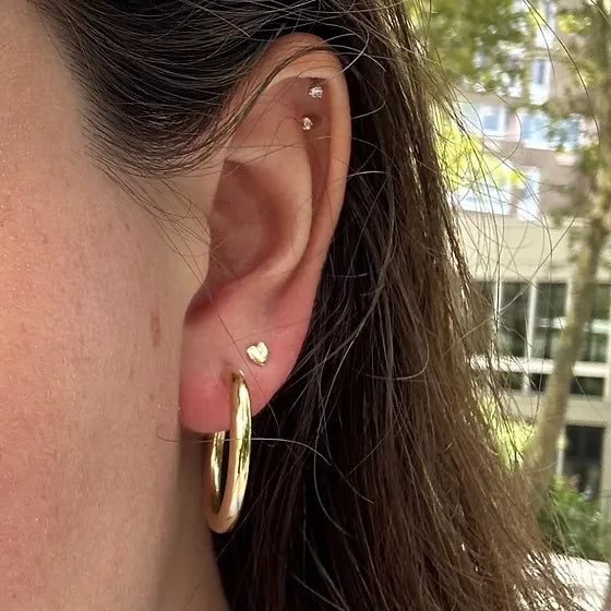 Mini Heart Studs