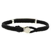Men's Personalized Lookout Bracelet Black