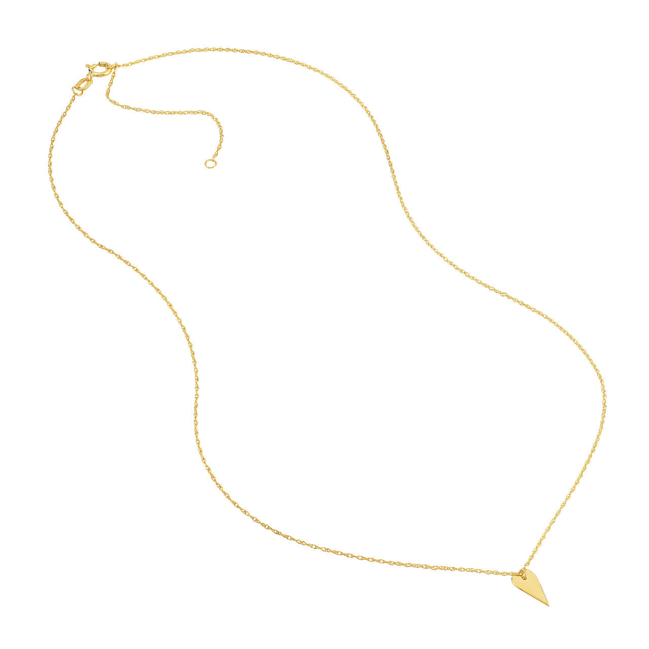 Mini Engravable Heart Necklace