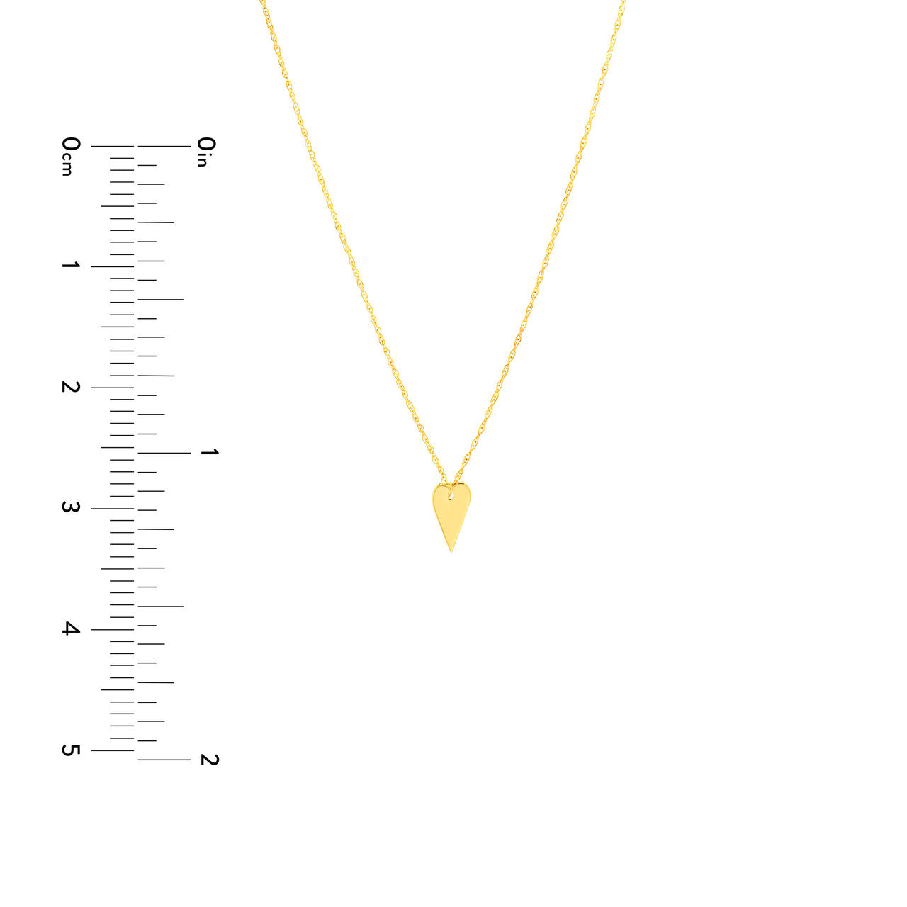 Mini Engravable Heart Necklace