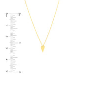 Mini Engravable Heart Necklace