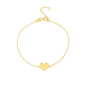 Engravable Heart Bracelet
