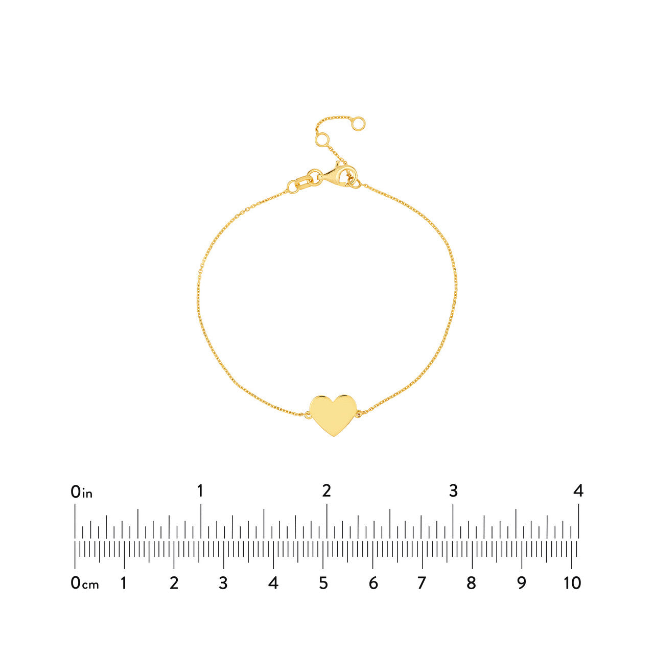 Engravable Heart Bracelet