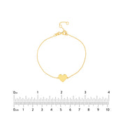 Engravable Heart Bracelet