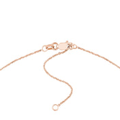 Flat Bubble Letter Nameplate Necklace Medium