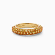 Yellow Sapphire Bubble Ring
