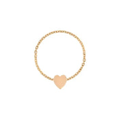 Mini Mini Engraveable Heart Chain Ring