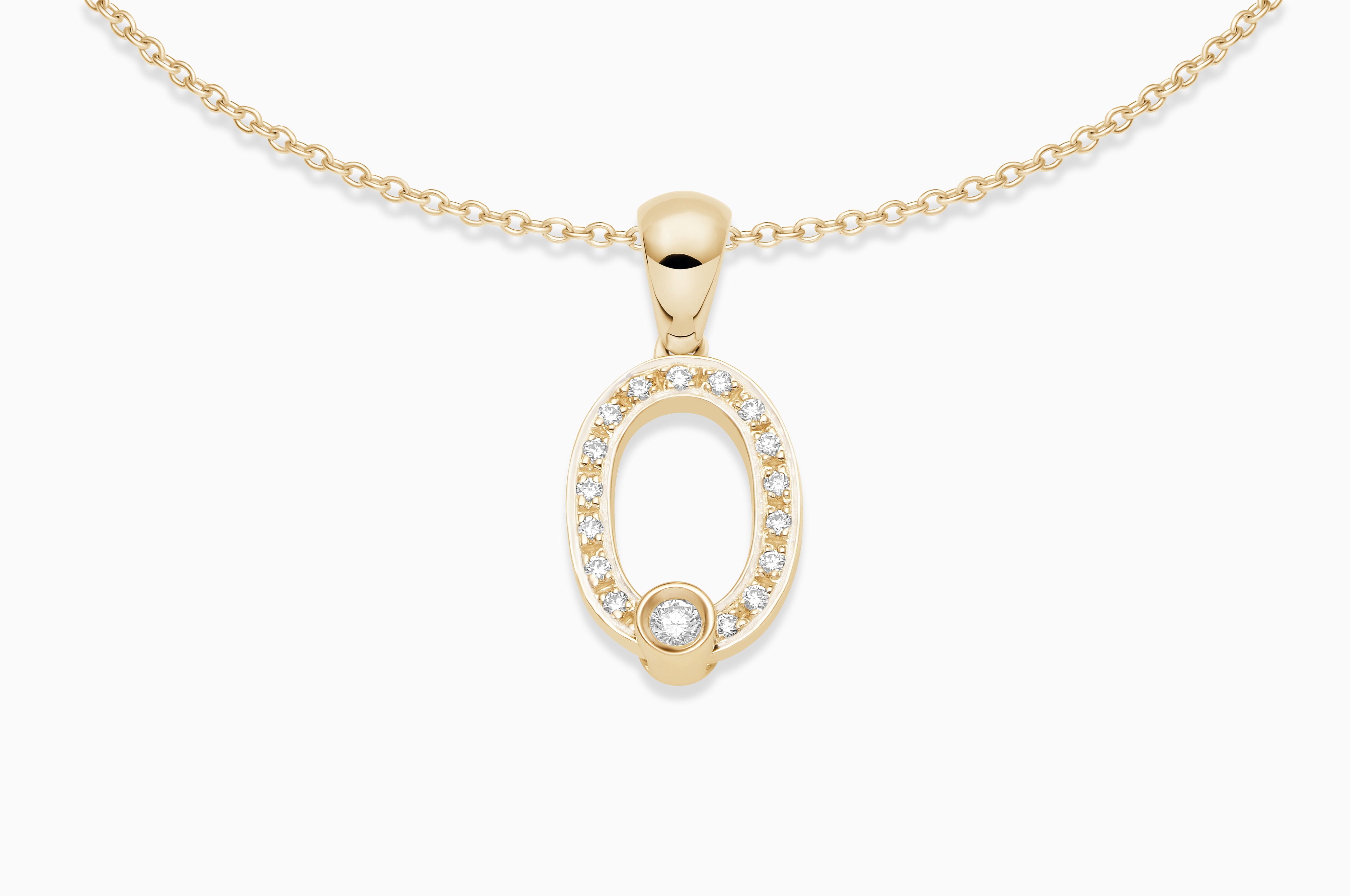Joujou Diamond A-Z Necklace