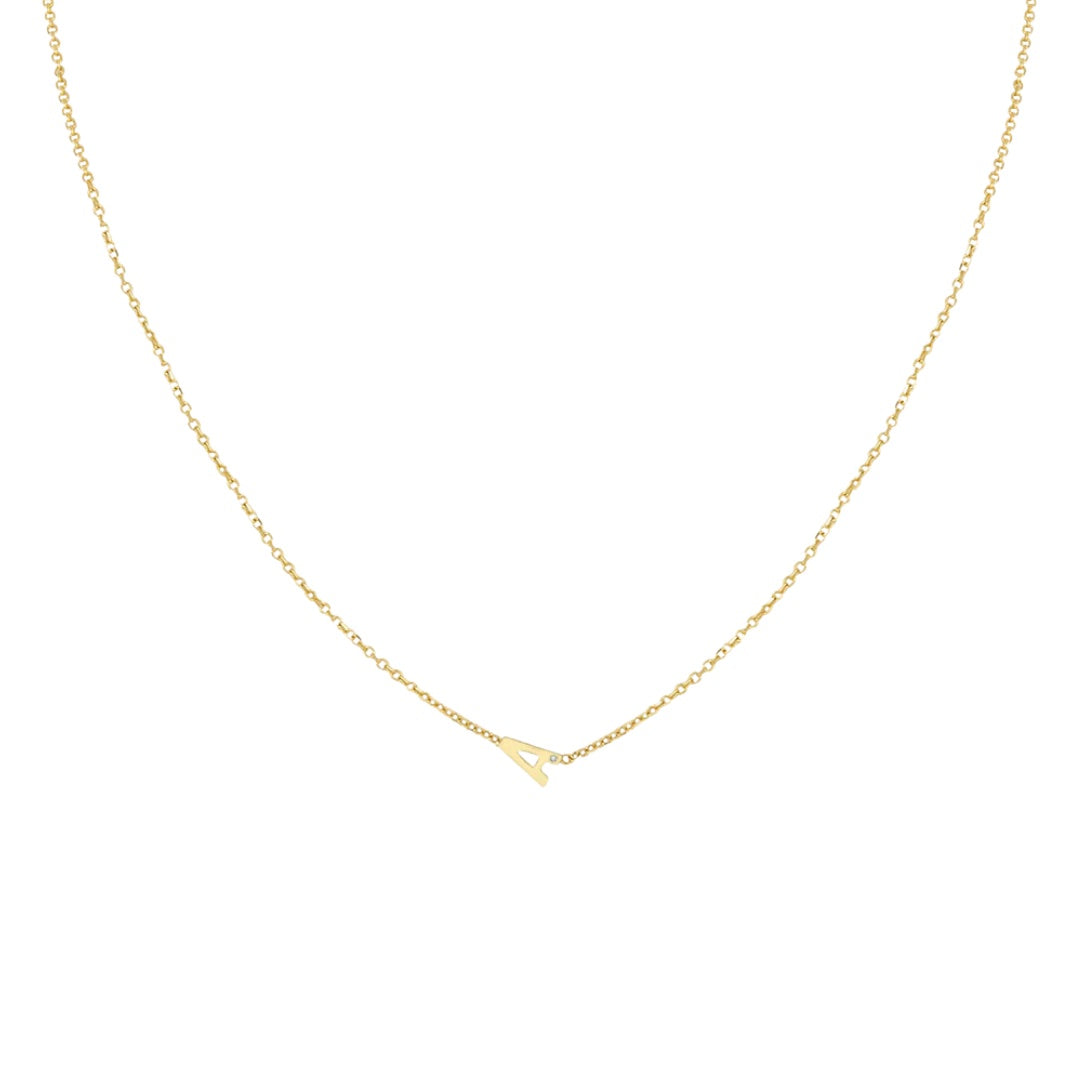 Mini Mini Letter Necklace