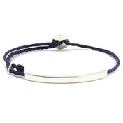 Men's Personalized ID Signature Bracelet Indigo