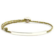 Men's Personalized ID Signature Bracelet Olive