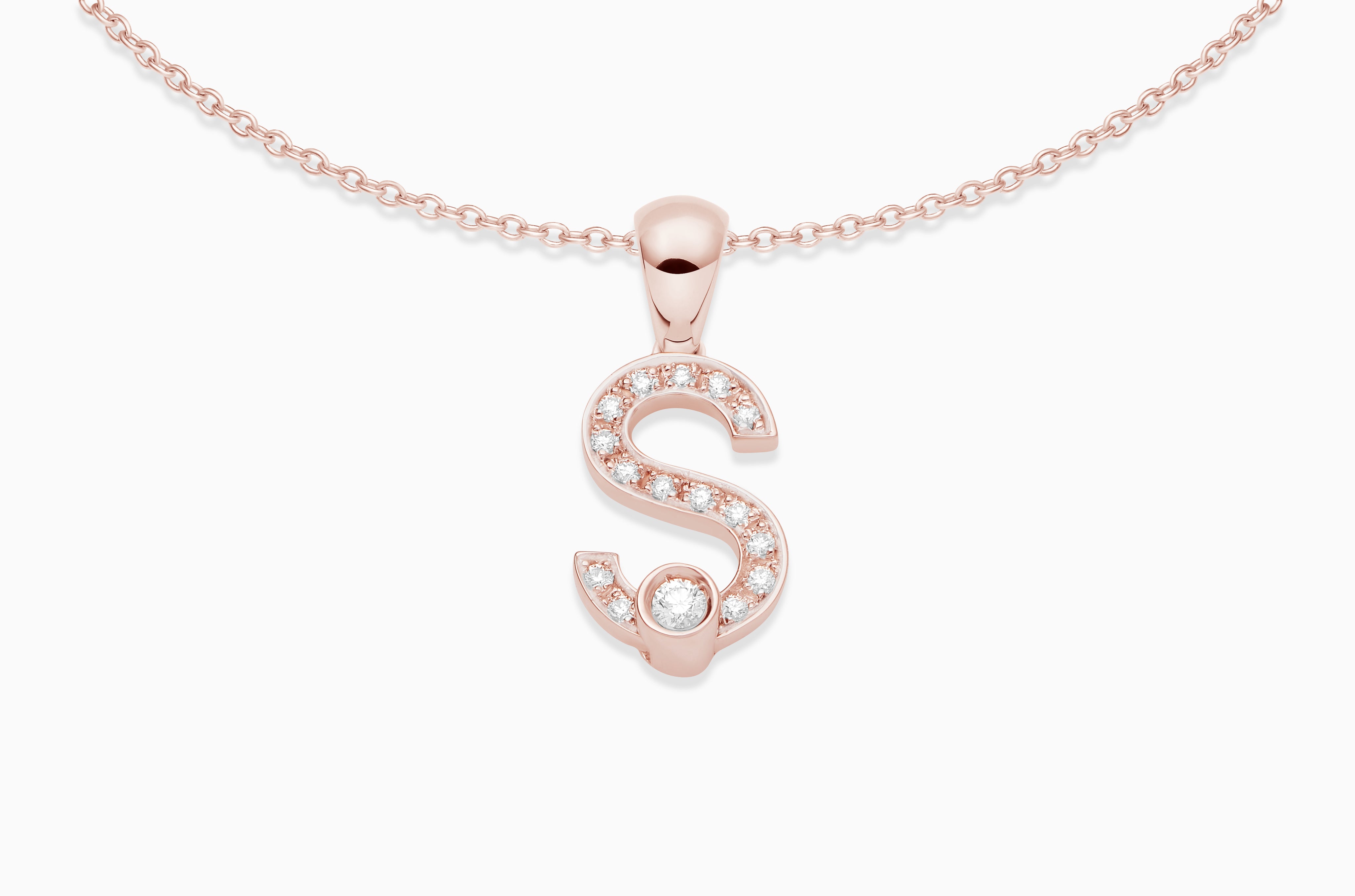 Joujou Diamond A-Z Necklace