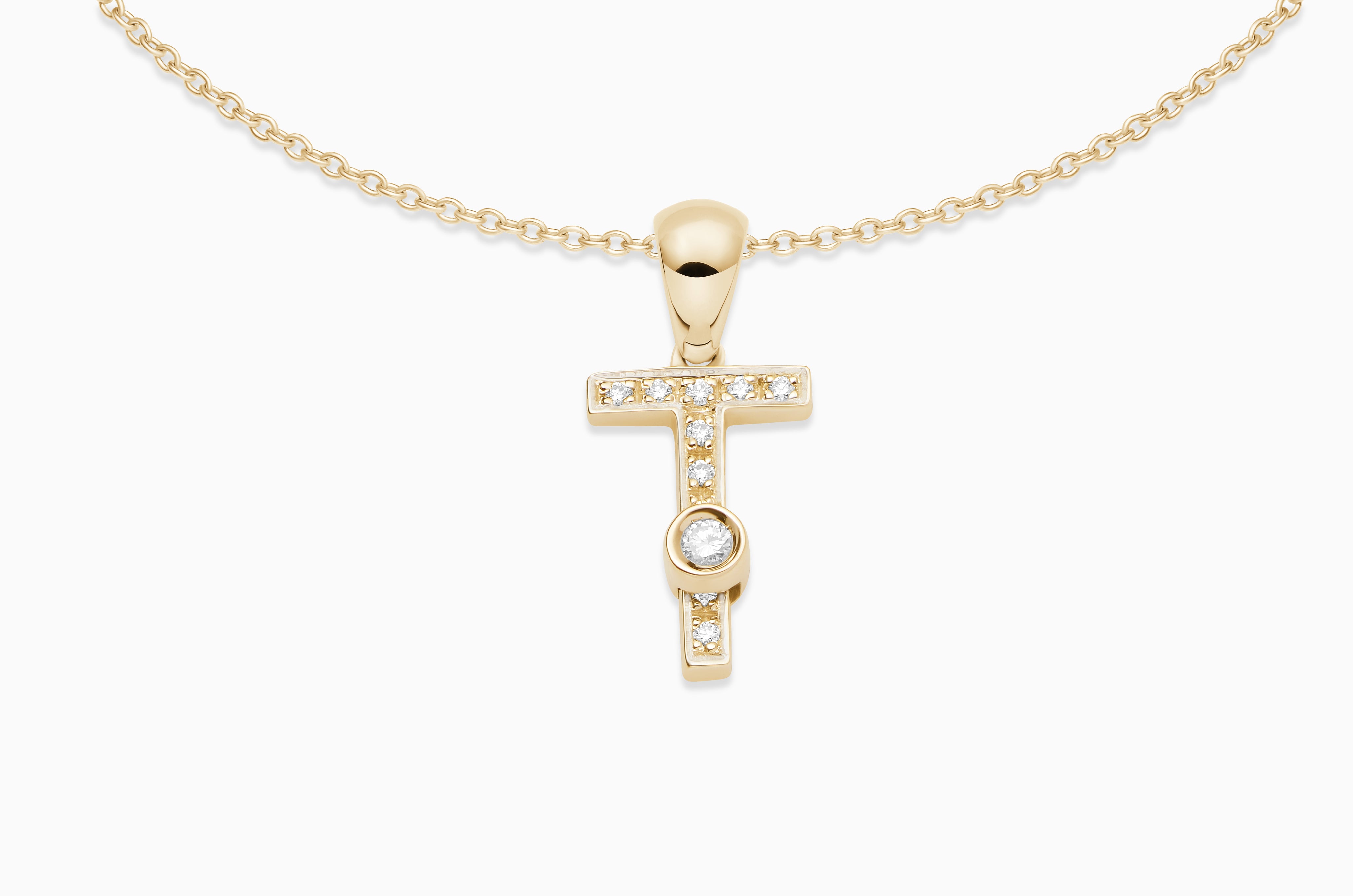 Joujou Diamond A-Z Necklace