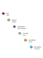 Birthstone Bezel Bracelet