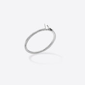 Sterling Silver Stackable Initial Ring