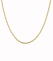Diamond Cut Rope Chain 3mm