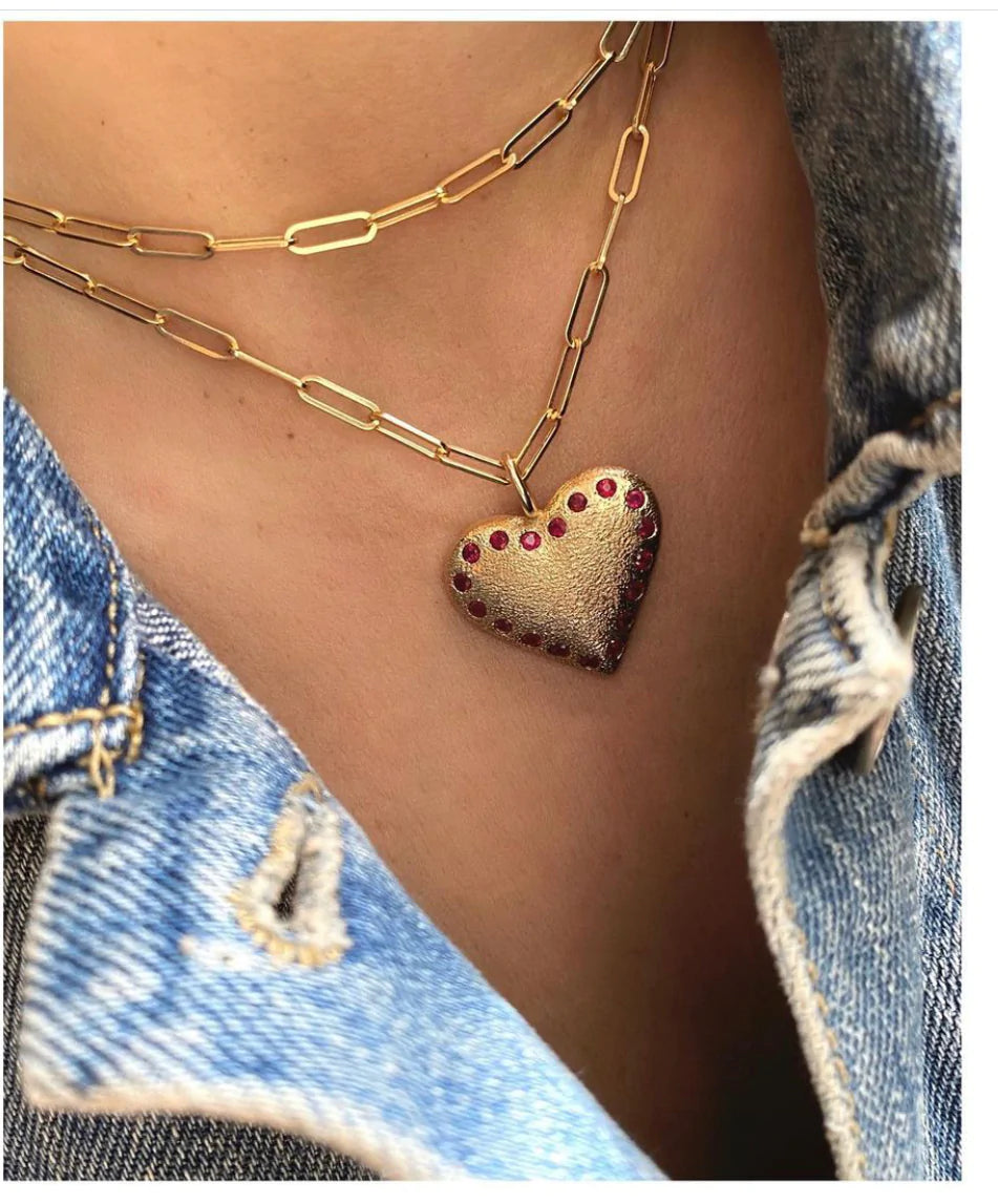 Oversize Heart Charm