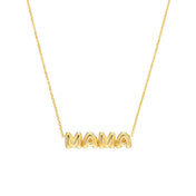 Gold Mama Bubble Necklace