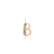 Puffy Letter Charm