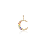 Puffy Letter Charm