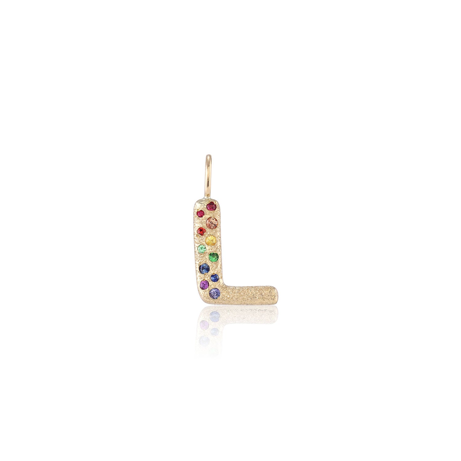 Puffy Letter Charm