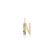 Puffy Letter Charm
