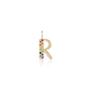 Puffy Letter Charm