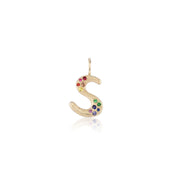 Puffy Letter Charm