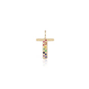 Puffy Letter Charm