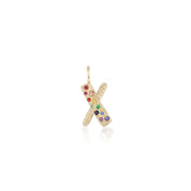 Puffy Letter Charm