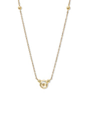 Bonheur Birthstone Necklace Gold