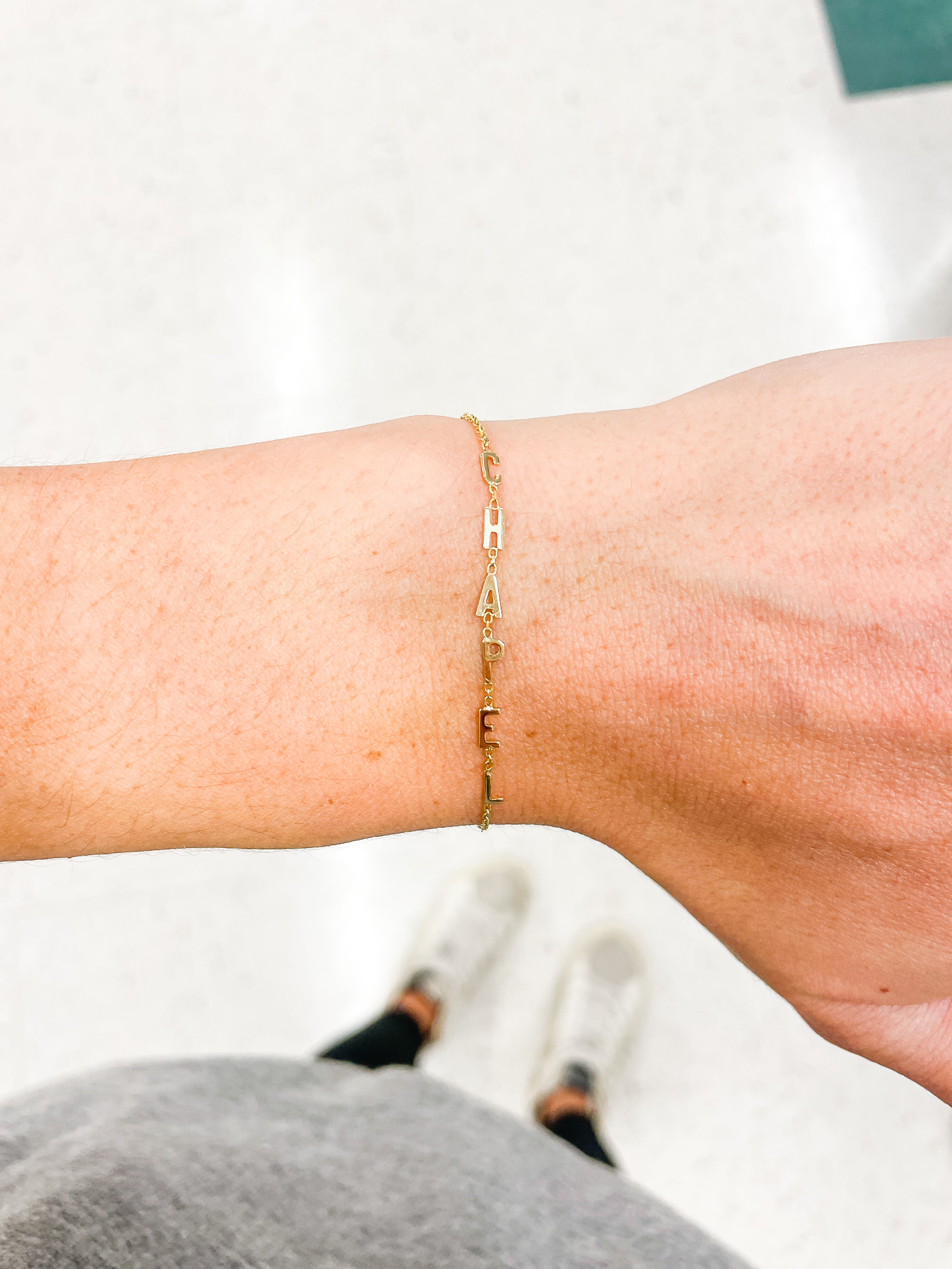 Mini Mini Letter Bracelet