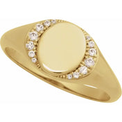Pavé Signet Ring