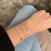 Mini Mini Letter Bracelet