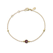 Bonheur Birthstone Bracelet Gold
