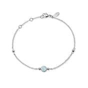 Bonheur Birthstone Bracelet Sterling Silver